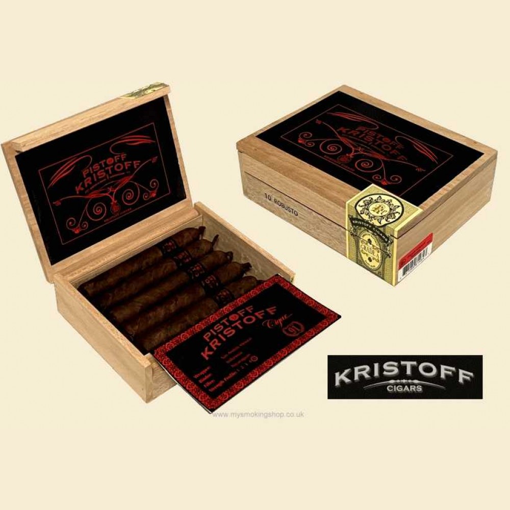 Kristoff Pistoff Robusto Box Of 10 Dominican Cigars